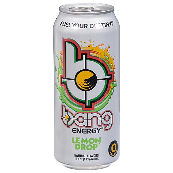 Bang Energy Drink Lemon Drop Can - 16 Fl. Oz.