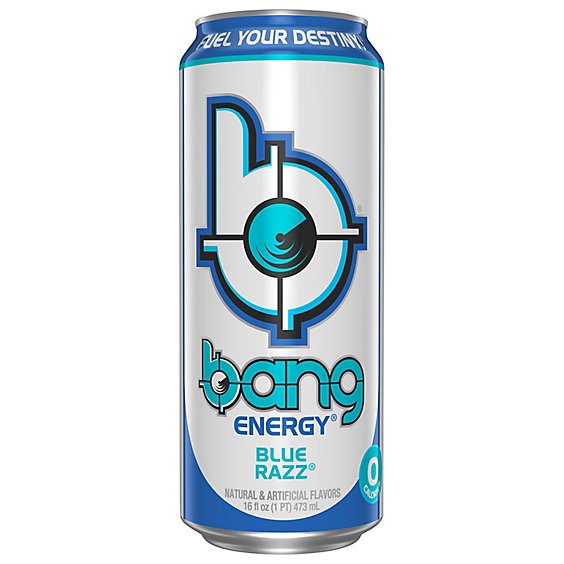 Bang Energy Drink Blue Razz Can - 16 Fl. Oz.
