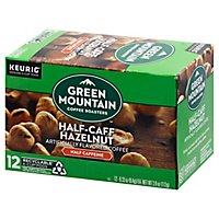 Green Mountain Coffee Roasters K Cup Pods Half Caff Hazelnut 12 Count - 3.9 Oz - Image 1