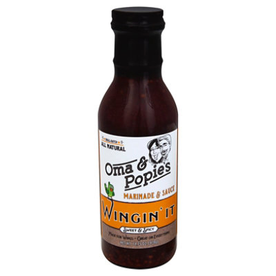 Oma & Popies Wingin It Marinade - 14.75 Oz