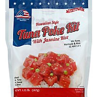 Great American Seafood Tuna Poke Kit With Jasmine Rice Hawaiian Style Pouch - 1.25 Lb - Image 2