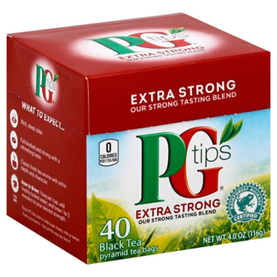 PG Tips Tea Bags (40 Count) - 4 oz / 116 g