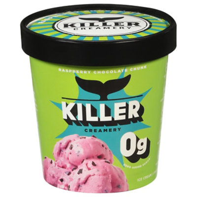 Killer Creamery Keto Frozen Dessert Black Raspberry + Dark Chocolate Chip 1 Pint - 473 Ml - Image 3