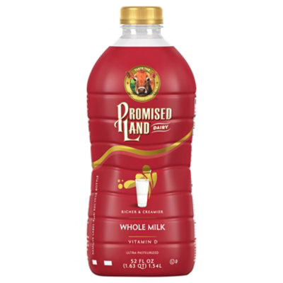 Promised Land Whole Milk Milk Bottle - 52 Fl. Oz. - Image 3