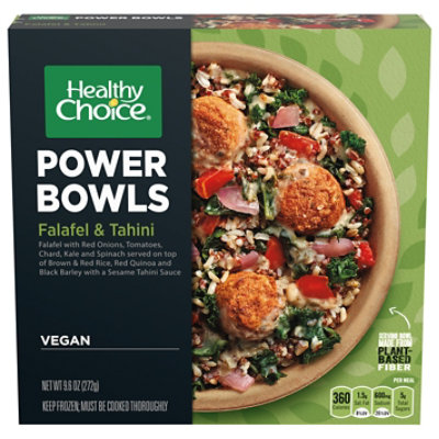  Healthy Choice Power Bowls Falafel & Tahini Mild Sleeve - 9.6 Oz 
