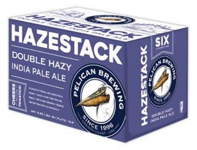 Pelican Brewing Hazestack Double Hazy Ipa Beer - 6-12 Oz - Image 1