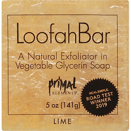 Primal Elements Loofah Soap Lime - 5 Oz - Image 2
