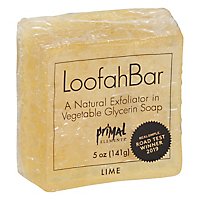 Primal Elements Loofah Soap Lime - 5 Oz - Image 1