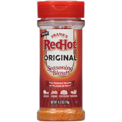 Frank's RedHot Original Seasoning, 21.2 oz - One 21.2 Ounce Container of Hot  Sauce Seasoning Blend of Savory Garlic and Spicy Cayenne Pepper, Perfect  for Dry-Rubs 1.32 Pound (Pack of 1)