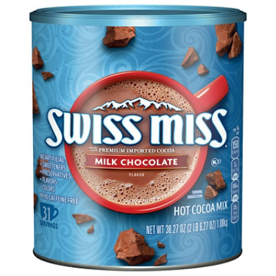 Swiss Miss Cocoa Milk Chocolate Canister - 38.27 Oz