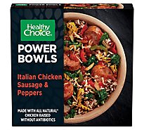 Healthy Choice Power Bowls Italian Style Chicken Sausage & Peppers Frozen Meals - 9.25 Oz