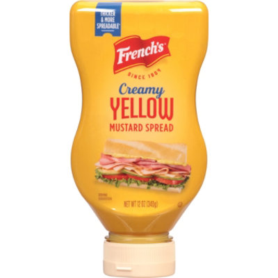 French's Creamy Yellow Mustard Spread - 12 Oz
