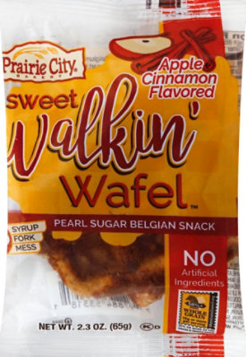 Prairie City Walkin Wafel Sweet Waffle Apple Cinnamon Single Serve - 2.3 Oz - Image 2
