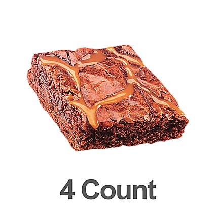 Bakery Brownie Salted Caramel 4 Count - Image 1