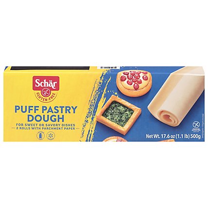 Schar Puff Pastry Dough Gluten Free - 2-8.8 Oz - Image 1