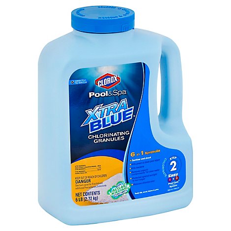 granules chlorinating xtra clorox spa pool jug lb