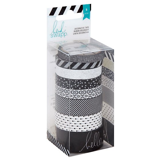Heidi Swapp Tape Decorative Black Box - 8 Count