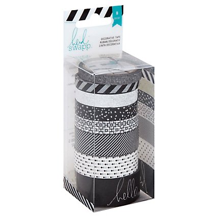 Heidi Swapp Tape Decorative Black Box - 8 Count - Image 1