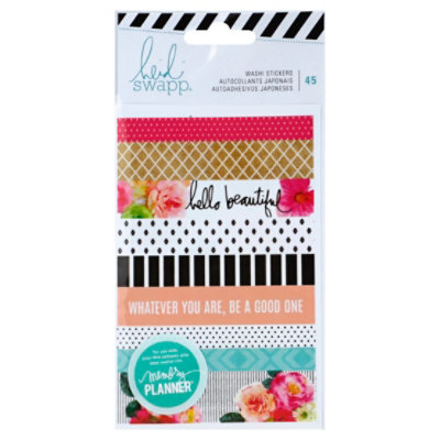 Heidi Swapp Stickers Washi Wrapper - 45 Count - Image 1