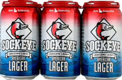 Sockeye Lonesome Larry Lager In Cans - 6-12 Fl. Oz. - Image 4