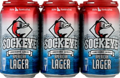 Sockeye Lonesome Larry Lager In Cans - 6-12 Fl. Oz. - Image 2