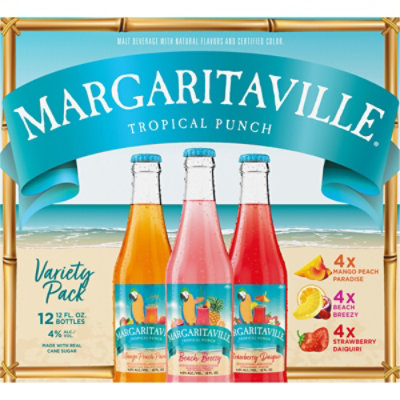 Margaritaville Variety Pack Malt Beverage Bottles - 12-12 Fl. Oz. - Image 4