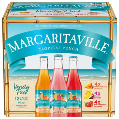 Margaritaville Variety Pack Malt Beverage Bottles - 12-12 Fl. Oz. - Image 2