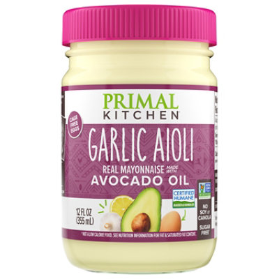 Primal Kitchen Mayonnaise Garlic Aioli Avocado Oil - 12 Oz - Image 3