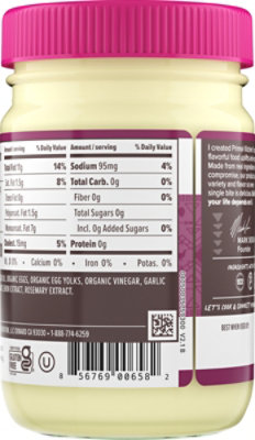 Primal Kitchen Mayonnaise Garlic Aioli Avocado Oil - 12 Oz - Image 6