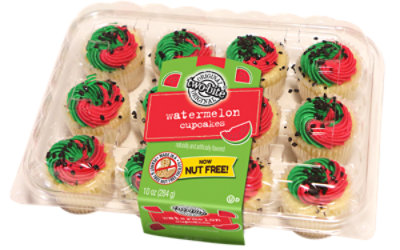 Cupcakes Tb Watermelon 12 Pack - 10 Oz