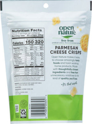 Open Nature Crisps Parmesan Cheese - 2.12 Oz. - Image 6