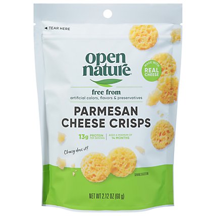 Open Nature Crisps Parmesan Cheese - 2.12 Oz.