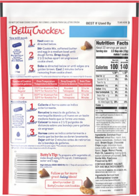 Betty Crocker Cookie Mix Walnut Chocolate Chip Bag - 17.5 Oz - Image 6