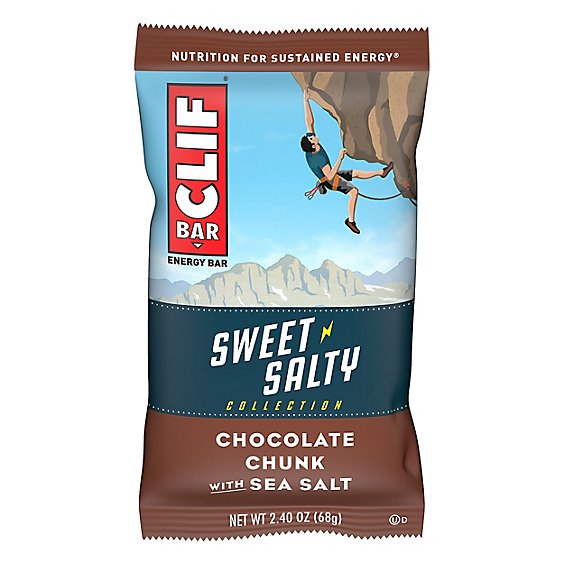 CLIF Sweet & Salty Chocolate Chunk W Sea Salt - 2.4 Oz