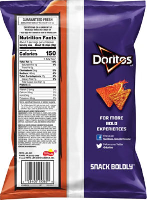 Doritos Collisions Tortilla Chips Plastic Bag - 3.125 Oz - Image 6