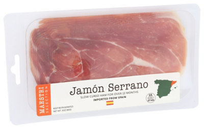 Maestri D-Italia Small Jamon Serrano Sliced Tray - Each - Image 4