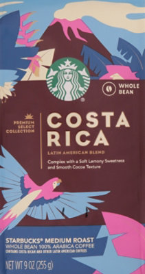 Starbucks Coffee Whole Bean Medium Roast Costa Rica Bag - 9 Oz - Image 2