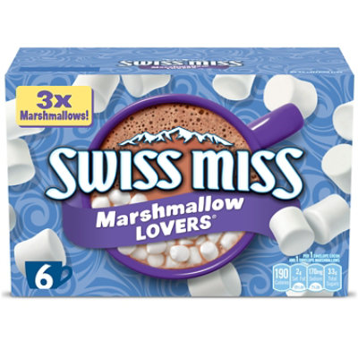 Swiss Miss Marshmallow Lovers Hot Cocoa Mix - 6-1.38 Oz - Image 1