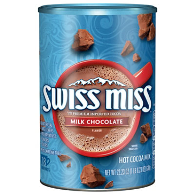 Swiss Miss Cocoa Milk Chocolate Canister - 22.23 Oz