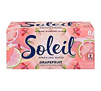 Soleil Sparkling Water Grapefruit - 8-12 Fl. Oz.