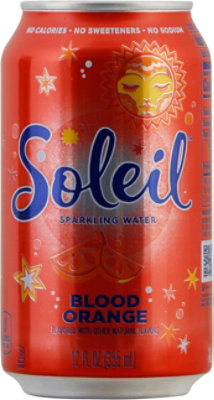Signature SELECT Soleil Water Sparkling Blood Orange - 12 Fl. Oz. - Image 5