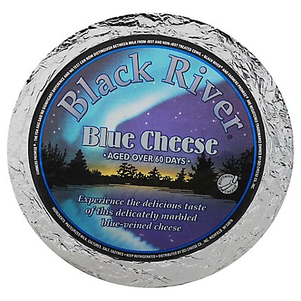 Black River Cheese Blue Wheel - 0.50 Lb - Image 1