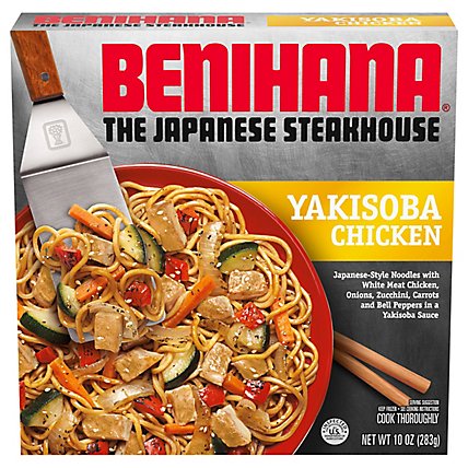 Benihana The Japanese Steakhouse Yakisoba Chicken Frozen Meal Box - 10 Oz - Image 3