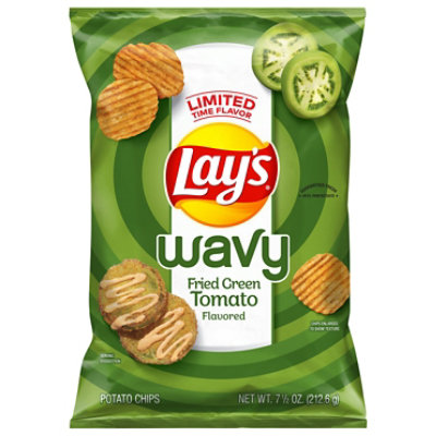 Lays Wavy Potato Chips Fried Green Tomatoes - 7.5 Oz - Image 3