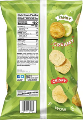 Lays Fried Pickles With Ranch Potato Chips 7.75 Ounce Plastic Bag - 7.75 Oz - Image 5