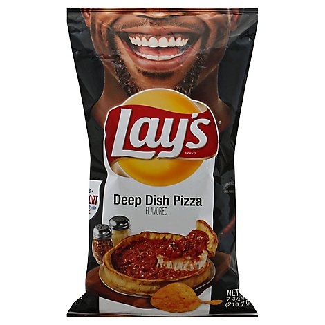 Lays Toa Deep Dish Pizza Potato Chips - 7.75 Oz