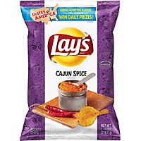 Lays Potato Chips Cajun Spice Bag - 7.75 Oz - Image 2