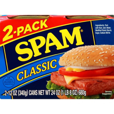 Spam Classic Luncheon Meat - 2-12 Oz - Image 2