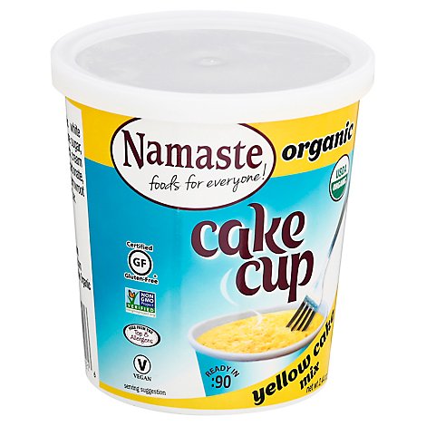 Namaste Foods Cake Cup Yellow Organic - 2.43 Oz