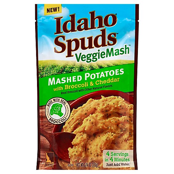 Idaho Spuds Veggiemash Broccoli And Cheddar - 3.74 Oz